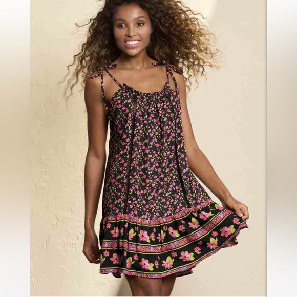 20. Maaji $99 Magnolia Viscose Woven Short Dress - Pansie - Picture 3 of 3